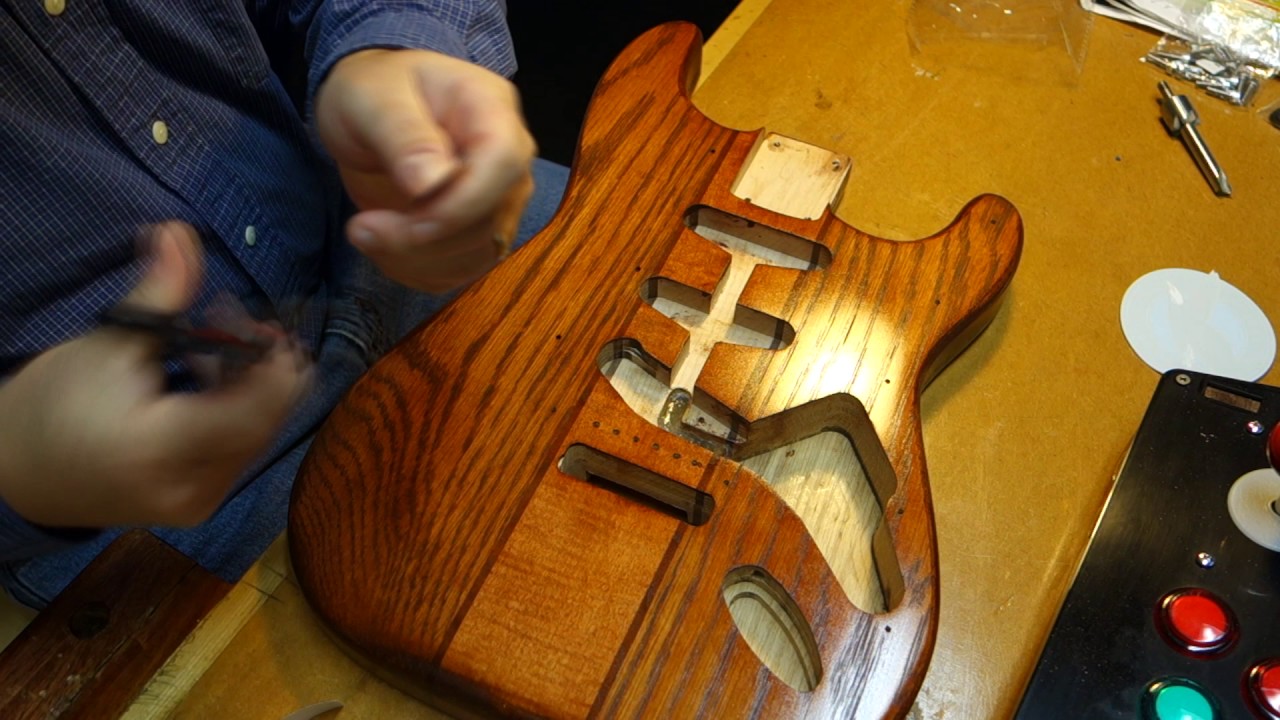 Stratocaster build using VCarve Pro 8.5 and ShopBot PRS Alpha