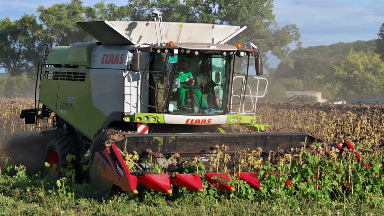[MOTORSOUND] CLAAS Lexion 670 + Geringhoff 8 rows | 4K 2022