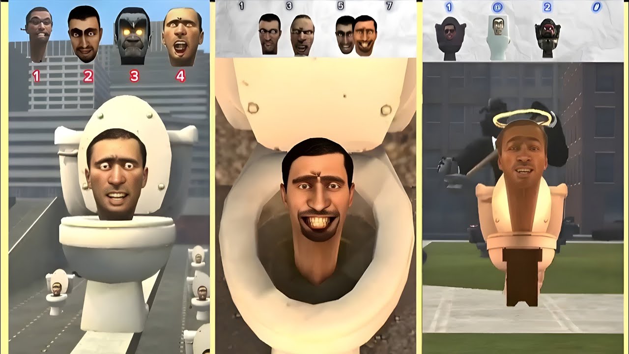 Find right voise SKIBIDI TOILET144