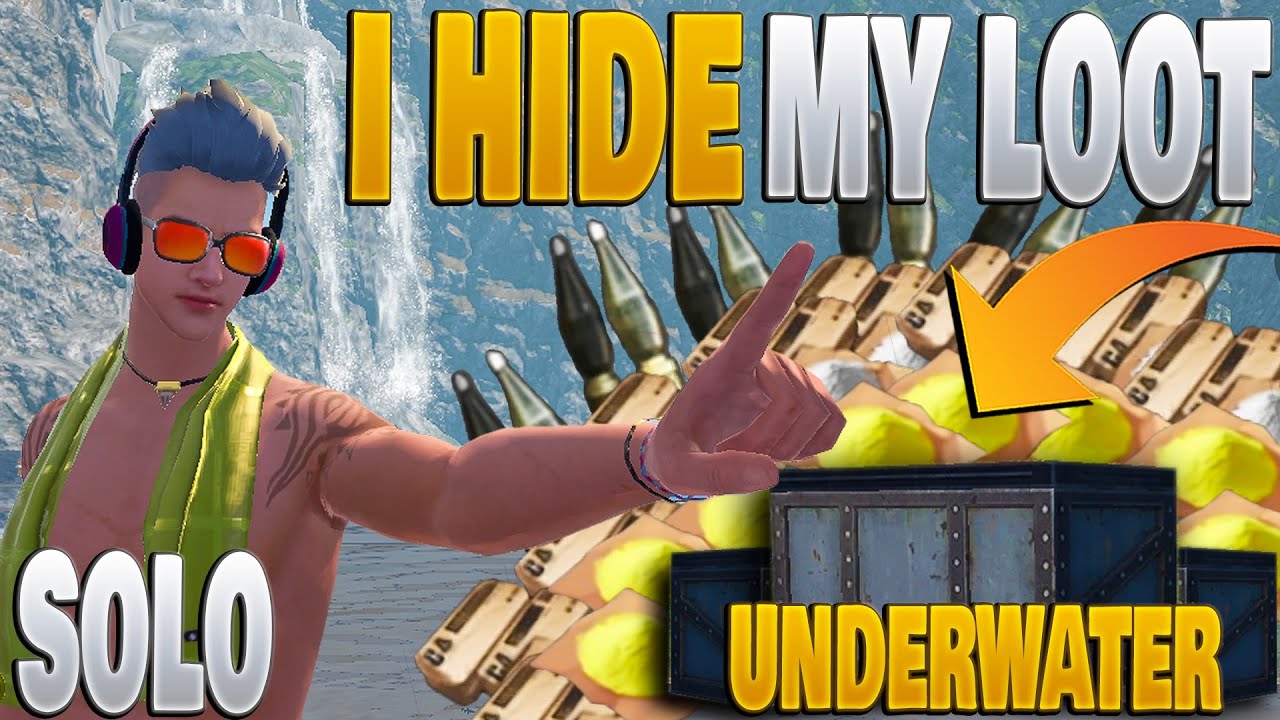 HOW I HIDE MY LOOT UNDERWATER AFTER MY ONLINE RAID PROFIT SOLO JOURNEY PART4 LAST ISLAND OF SURVIVAL