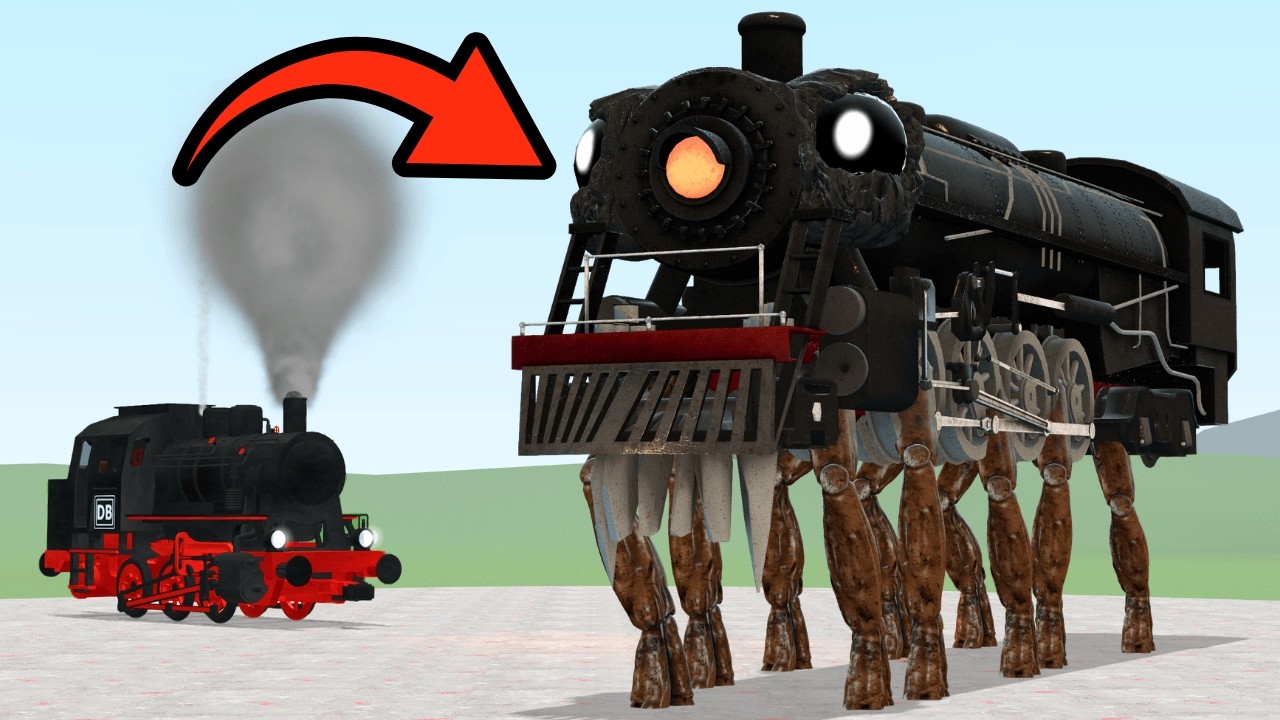 I Made CrabTrain Monster Creature In Garry's Mod