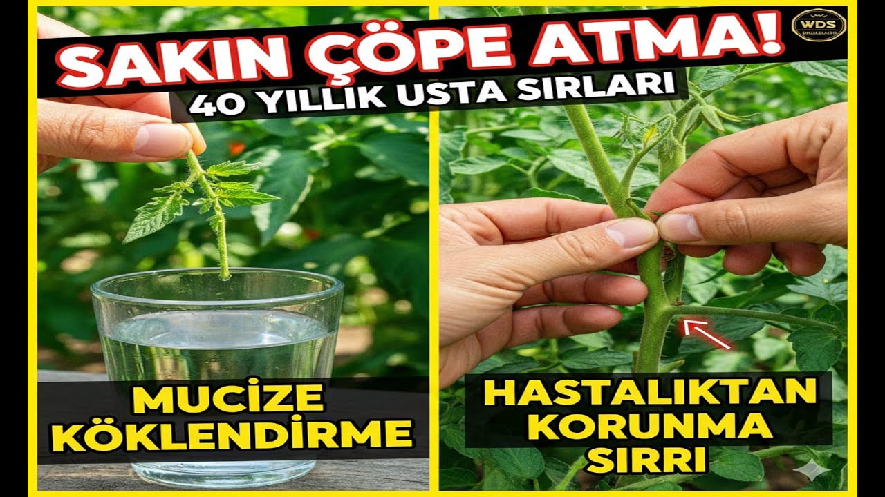 DOMATES KOLTUK ALMA İLE VERİMİ 3 kATINA ÇIKARAN TÜM SIRLAR HİÇ DUYMADIKLARINIZ!