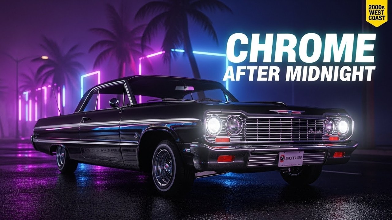 CHROME AFTER MIDNIGHT — 2000s West Coast Hip Hop Night Drive (Lowrider Cruise Mix)
