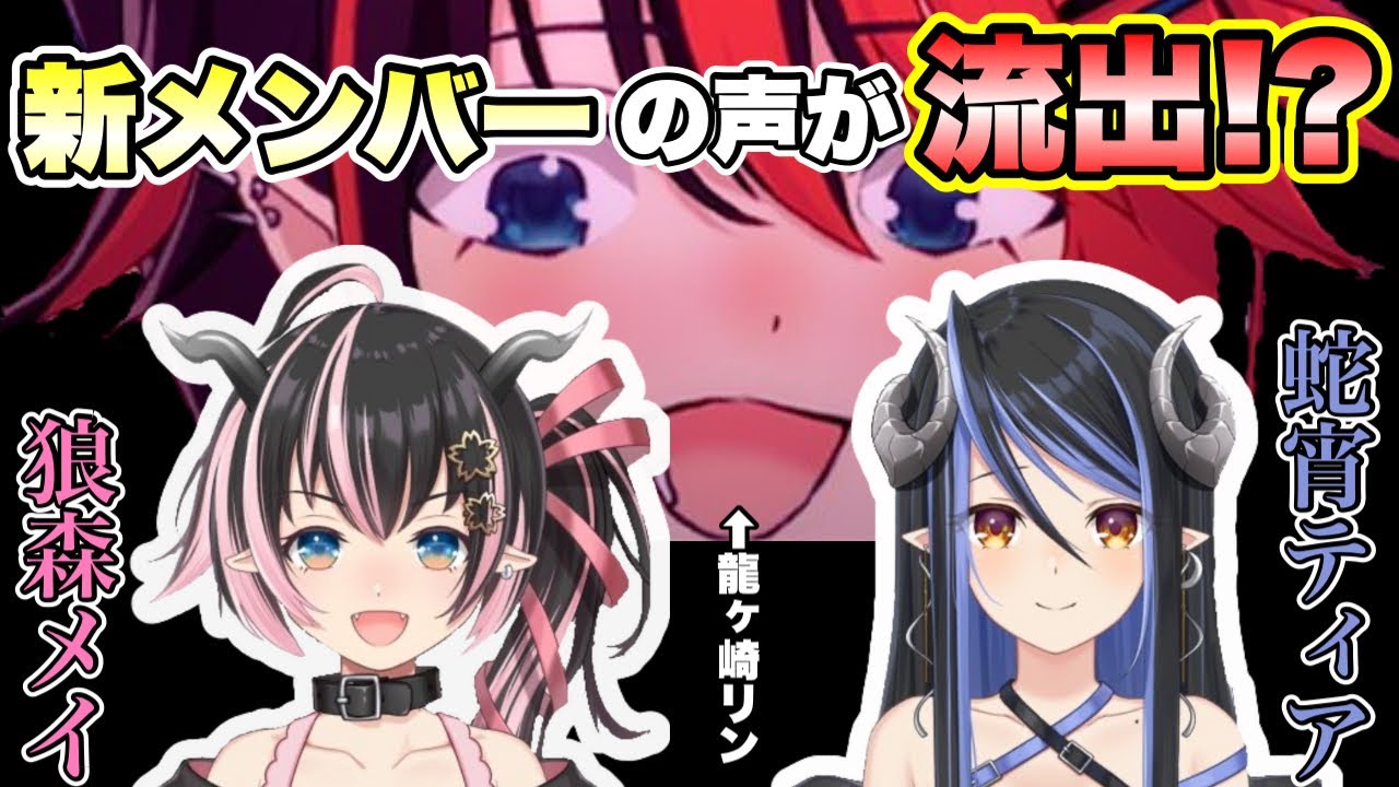 【閲覧注意】先輩(笑)が新メンバーのアテレコをする【 龍ヶ崎リン /狼森メイ/蛇宵ティア/シュガリリ/切り抜き/Vtuber】