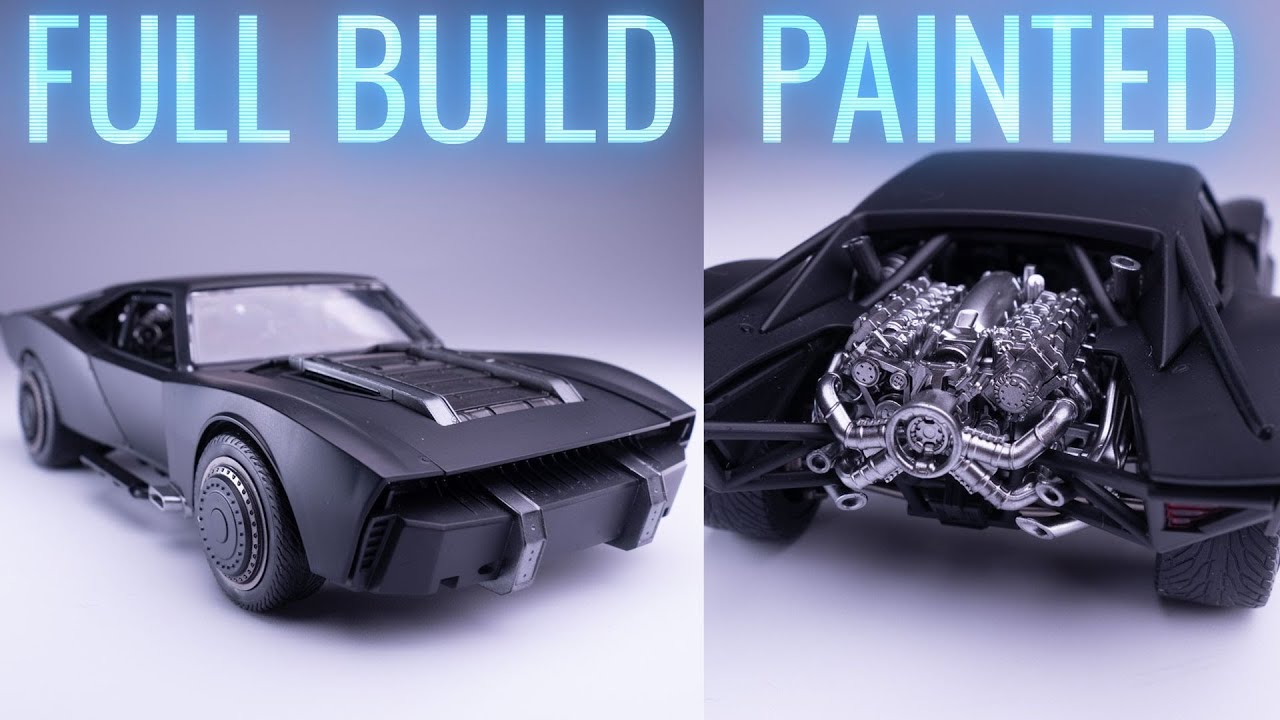 The Batman Batmobile 1/35 Bandai Model Kit | FULL BUILD