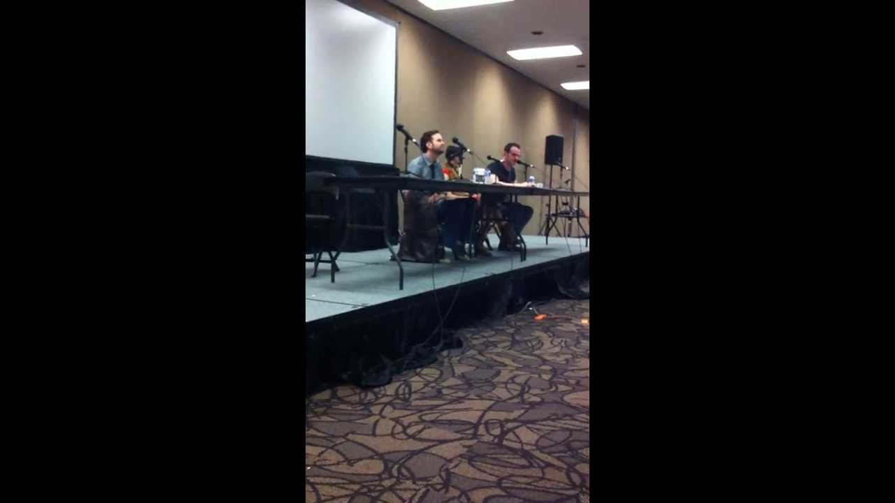 J Michael Tatum at Black Butler panel talking about the nun scene and humping Ian Sinclair!!!