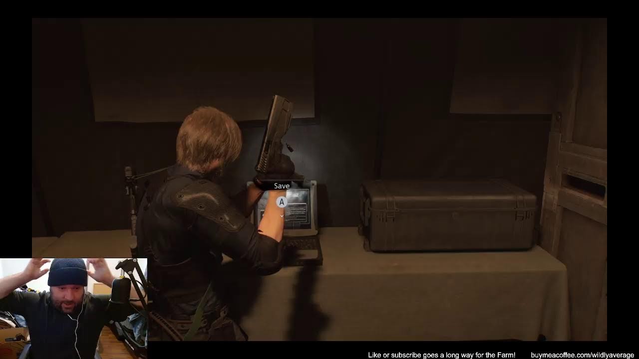 Wildly Average, tests his heart strength in Resident Evil