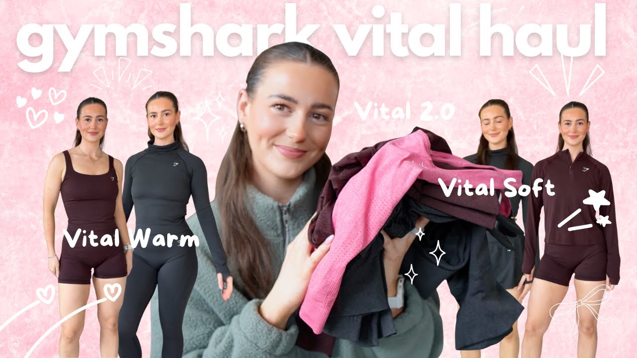 НОВАЯ коллекция Gymshark Vital 🦈 | Обзор Vital Warm, Vital Soft и Vital 2.0 (размер M)