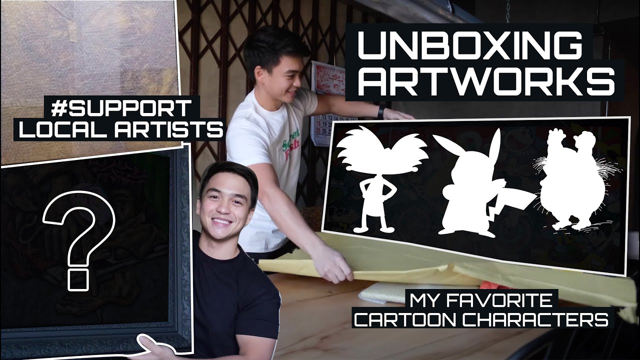 Unboxing Artworks | Local Artist natin dito sa PINAS! | Dominic Roque