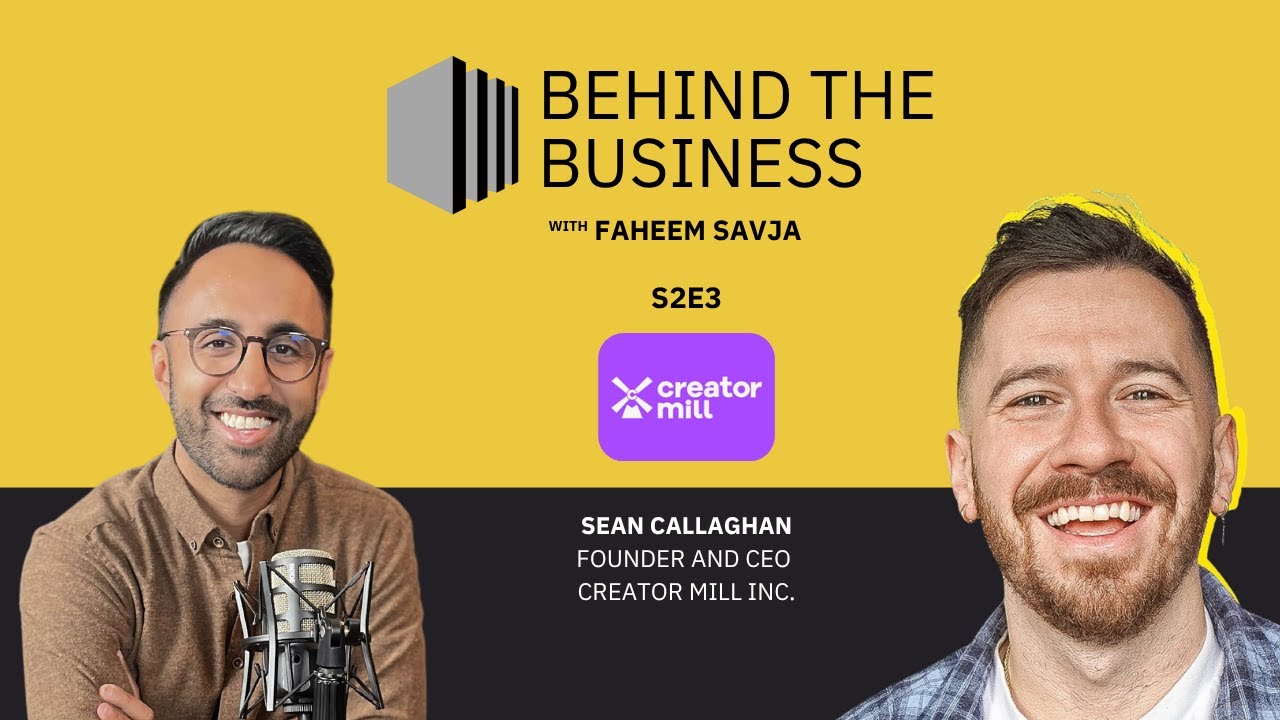 Views to Ventures: Life Beyond YouTube| Sean Callaghan - Creator Mill