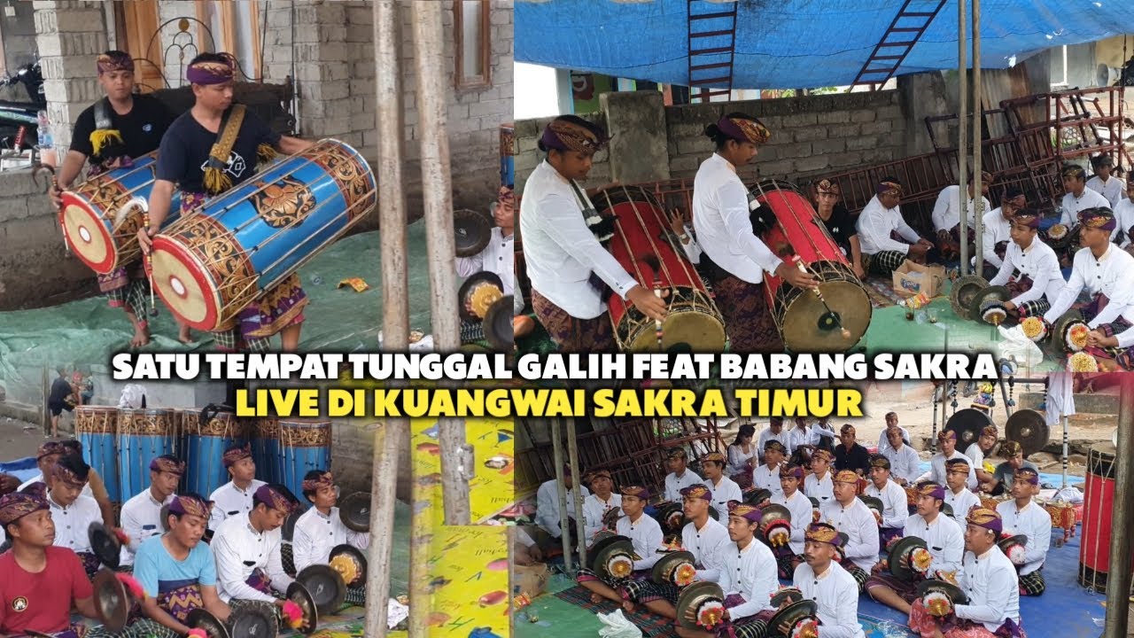 SATU TARING GENDANG BELEQ BABANG SAKRA TABUH PUJA PRASAMYA FEAT GB TUNGGAL GALIH DENGGEN NGALAP KOPI
