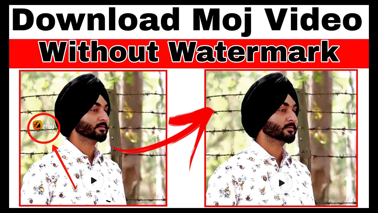 How to download moj video without watermark | MOJ Video Without Watermark Kaise Download Karen