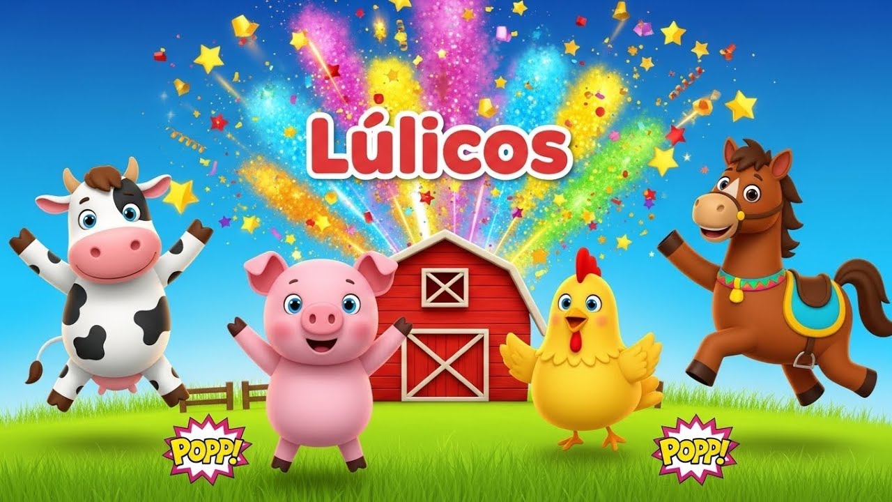 Os Animais da Fazendinha 🐮🌽| Música Infantil em Português