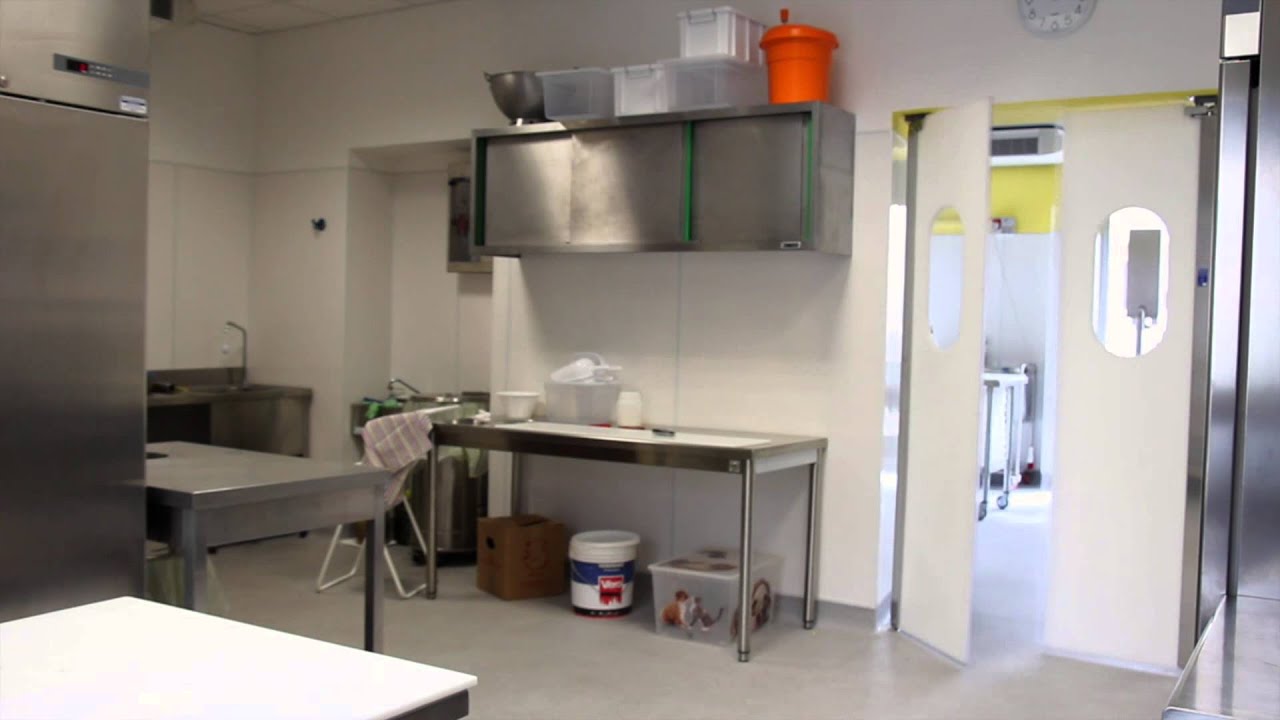 Polyethylene swing door - GRP Hygienic Door