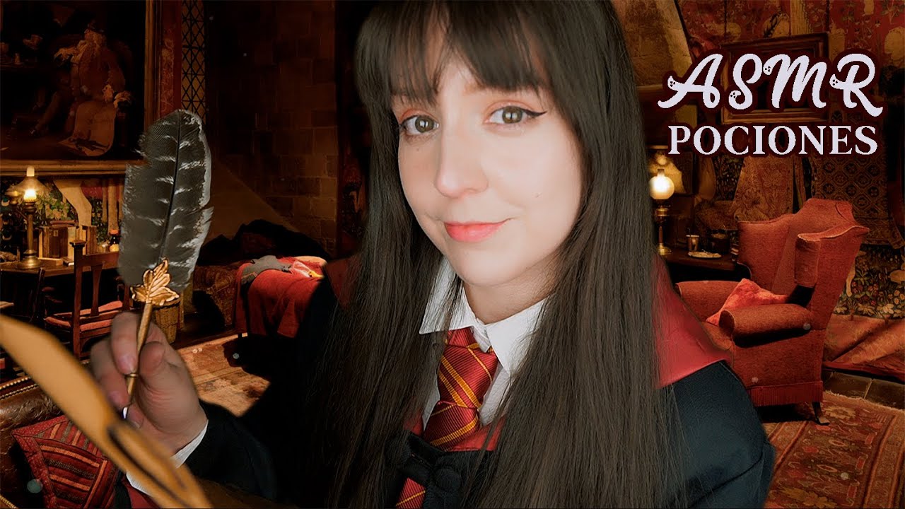 ⭐ASMR Приготовление зелья в Хогвартсе [Sub] Общая комната Гриффиндор