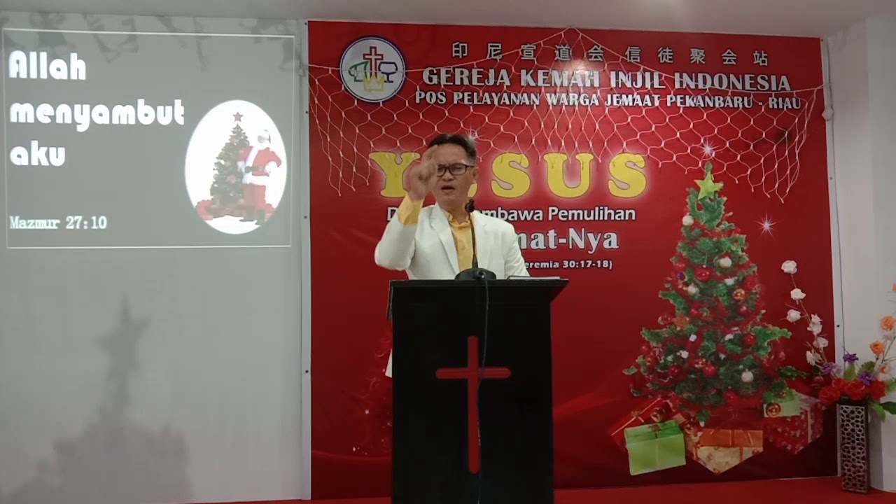 Tuhan menyambut aku (Mazmur 27:10)
