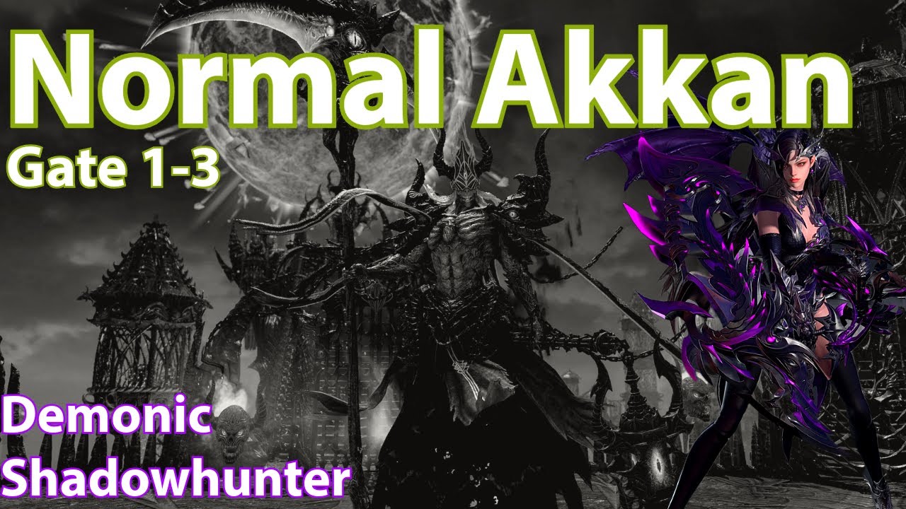 Gate 1-3 Normal Akkan Demonic Impulse Shadowhunter Gameplay and Commentary | Lost Ark