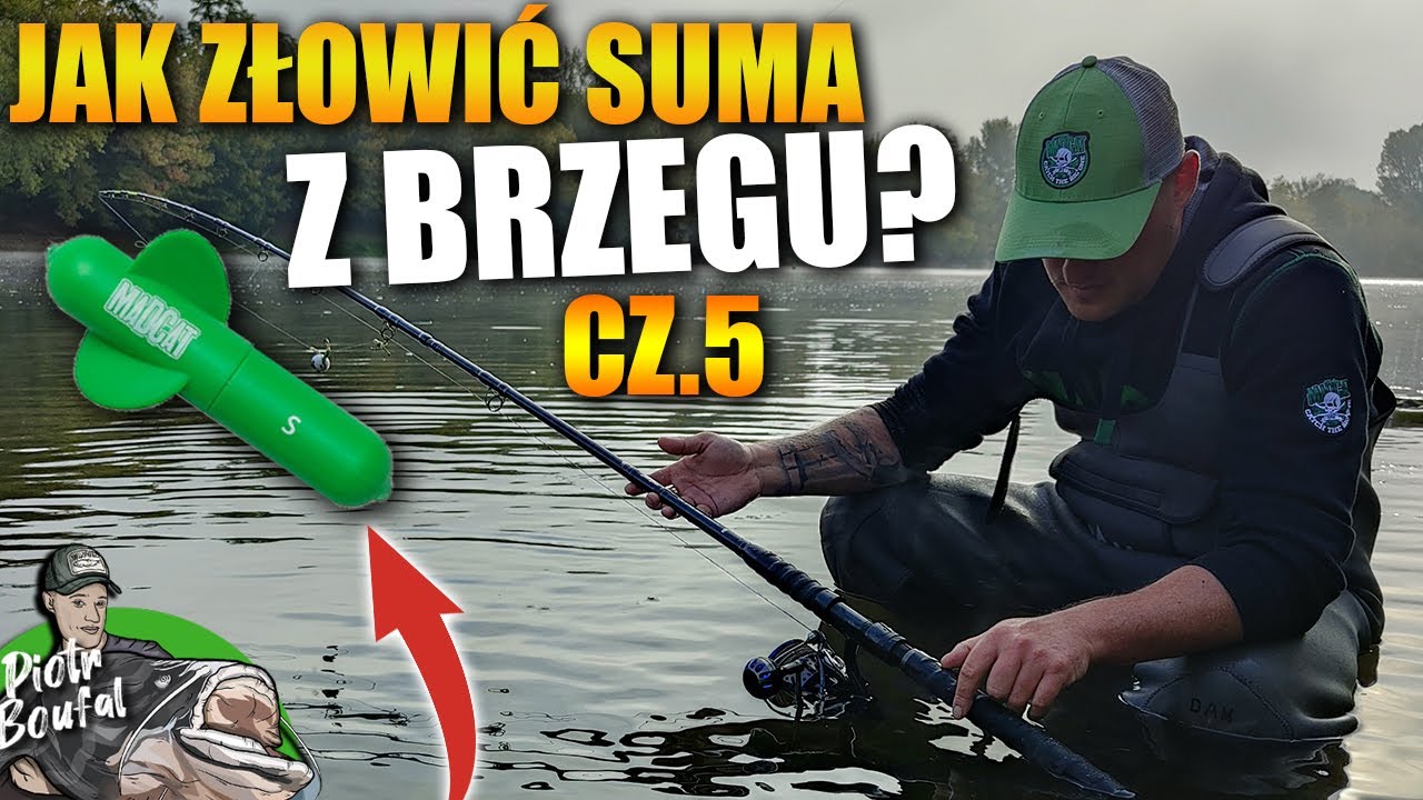 SPŁAWIK PODWODNY NA WIELKIEJ WODZIE! czyli JAK ZŁOWIĆ SUMA Z BRZEGU cz.5