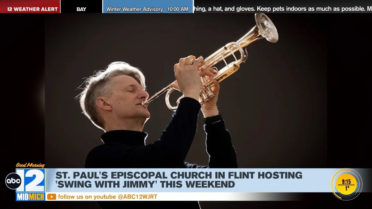 'Swing with Jimmy' trumpet and organ concert at St. Paul's in Flint