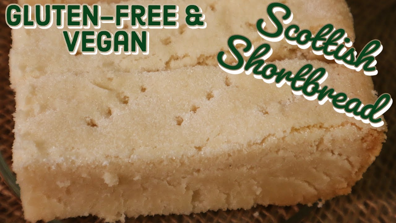 Rich & Buttery, Gluten-Free & Vegan Scottish Shortbread Cookies with Only 4 Ingredients!