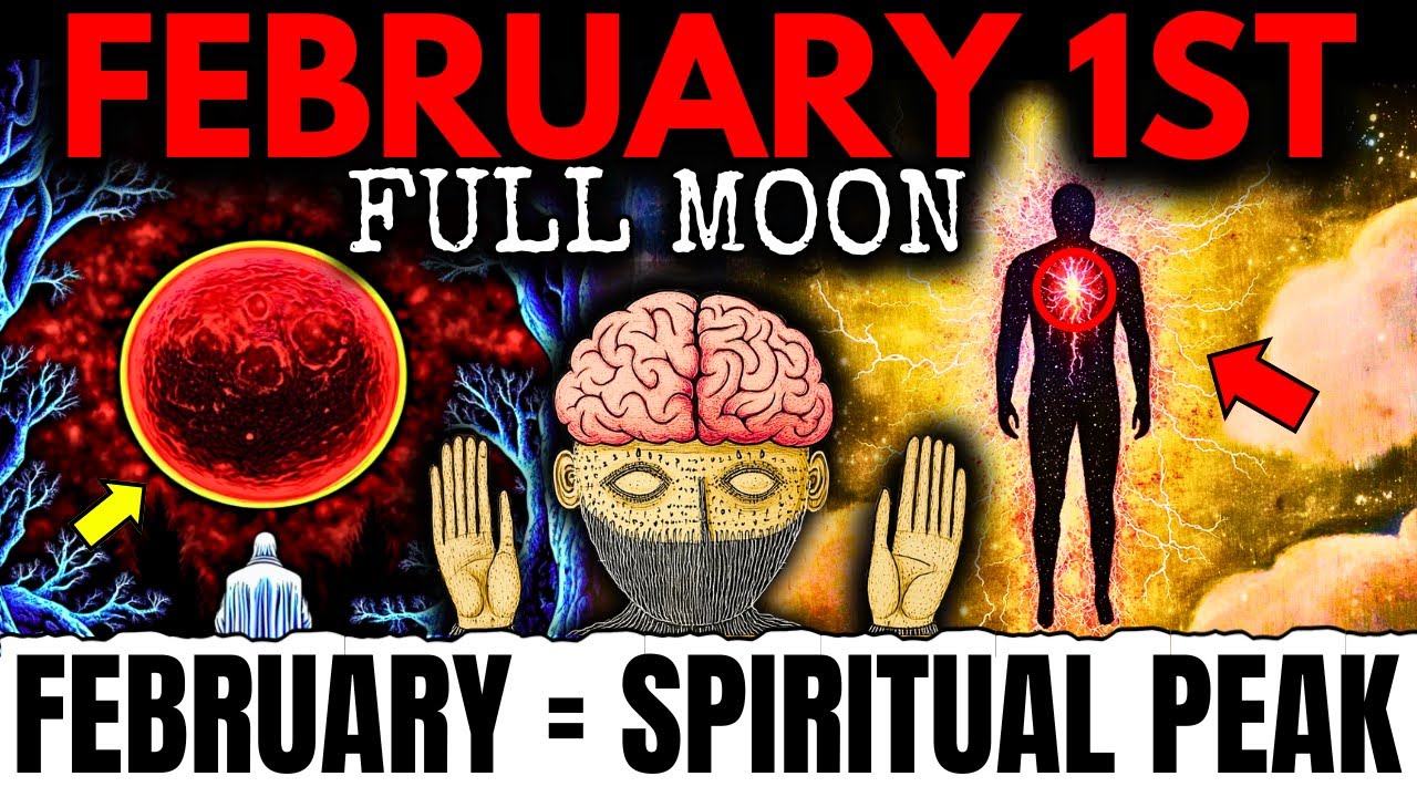 FULL MOON on February 1st MARKS The Beginning of an INCREDIBLY Intense SPIRITUAL MONTH!