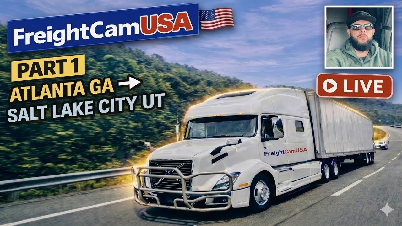 🇺🇸LIVE Semi Truck POV | Atlanta GA → Salt Lake City UT | Cross Country Long Haul (Part 1) 🚛