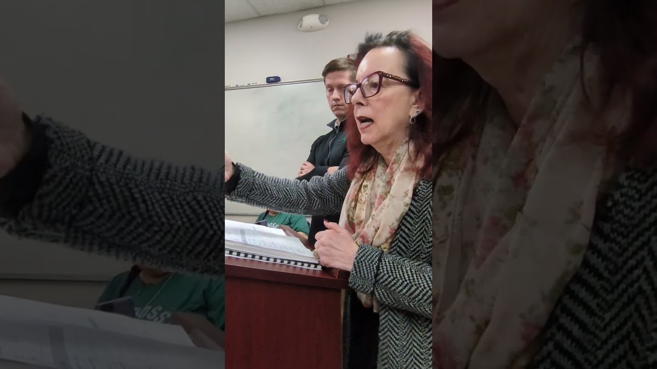Redwood answers questions of the Vermilion Township Trustees Followed by a contentious vote to pass.