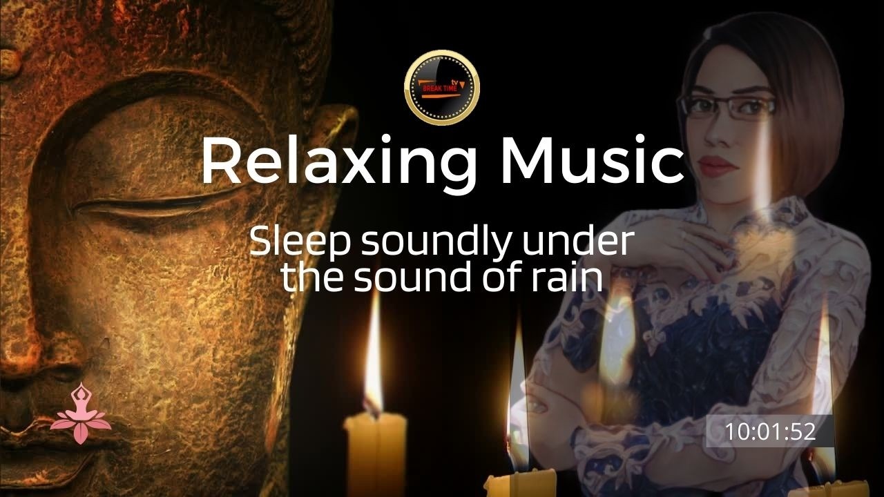 Realaxing☕Sleep soundly☕ under the sound of rain ☕(Official Relaxing Music Video)