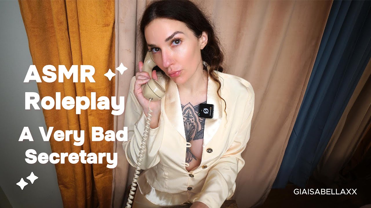 ASMR Ролевая игра «Твоя секретарша доминирует над тобой» [F4M]