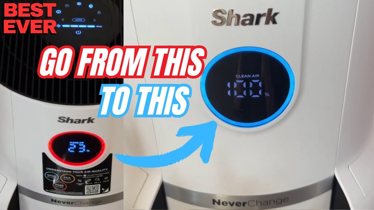 Распаковка очистителя воздуха SHARK Neverchange: действительно ли он удаляет 99,97% загрязняющих ...