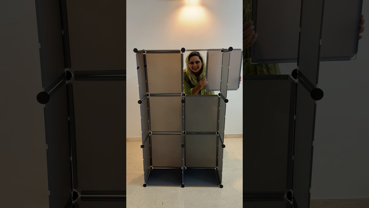 Aaj shoes ke liye 3 manjil ka ghar banaya #dailyvlogs #minivlog #shortvideo #shoerack #homedecor
