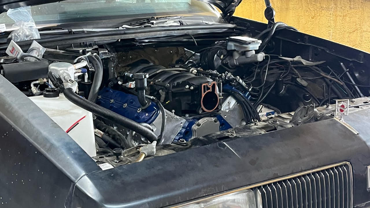 87 Cutlass Delta Blue Ls Swap 5.3/4L60 Hired Carburetor 5.3/Th400 Fired