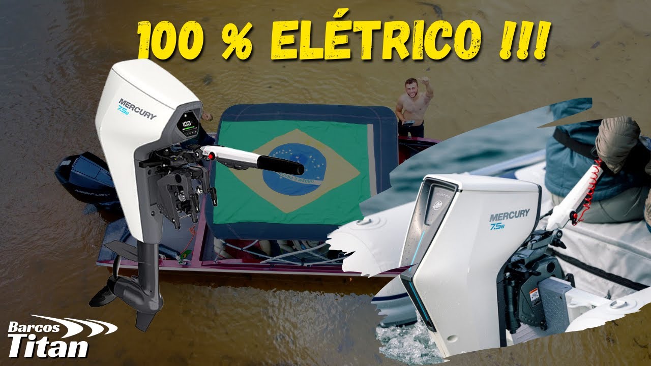 MERCURY AVATOR 7.5e - NOVIDADES DO NOVO Motor ELÉTRICO