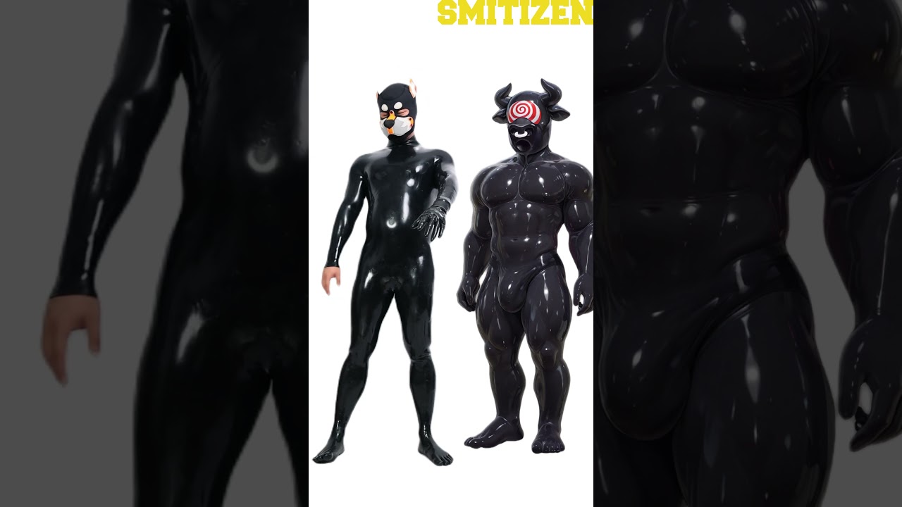 Amazing operation! The silicone jacket covers the whole body.#smitizen  #Disguise #latex #cosplay