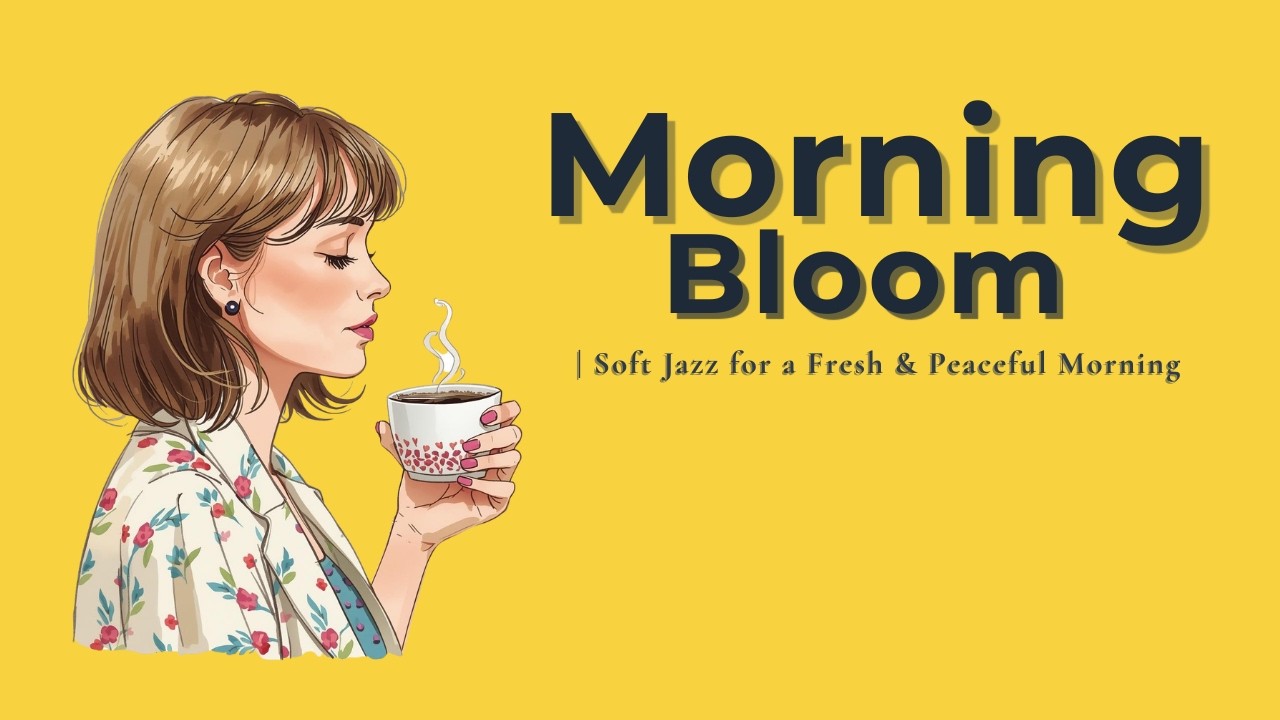 Morning Bloom ☕ Soft Jazz for a Fresh & Peaceful Morning | Relaxing Jazz for Work, Study & Focus