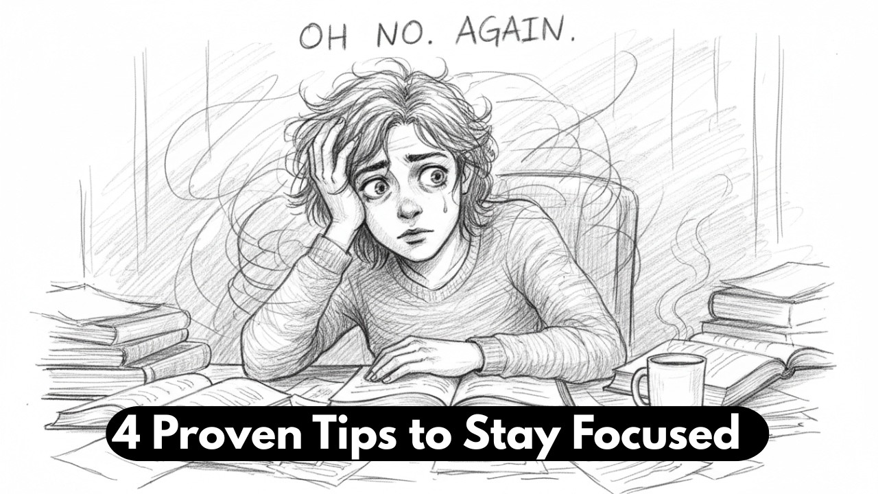 4 Proven Tips to Stay Focused and Ace Your Studies