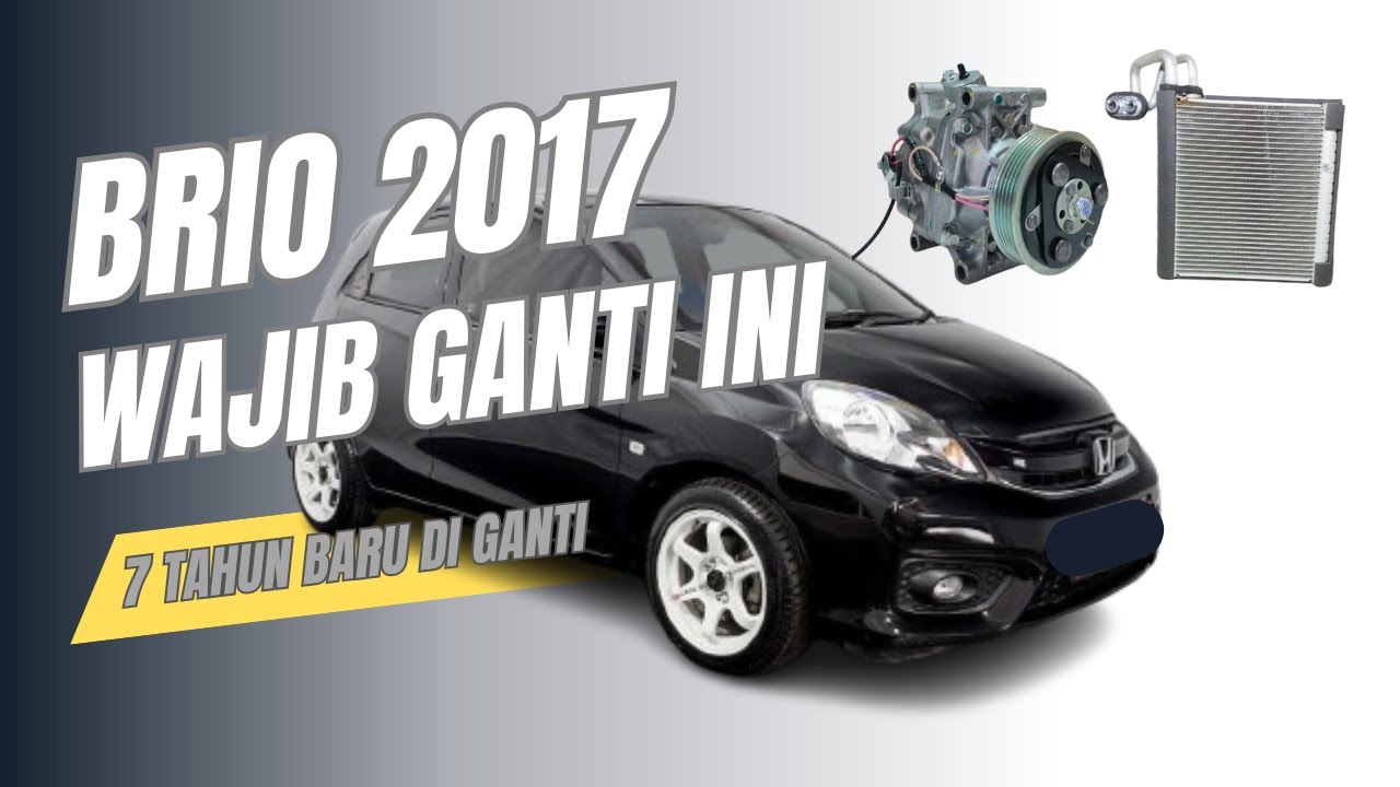 ❄️ "AC Mobil Brio Bau & Nggak Dingin?! 7 Tahun Baru Ganti Kompresor + Evaporator Kotor Parah!" 🚗💨