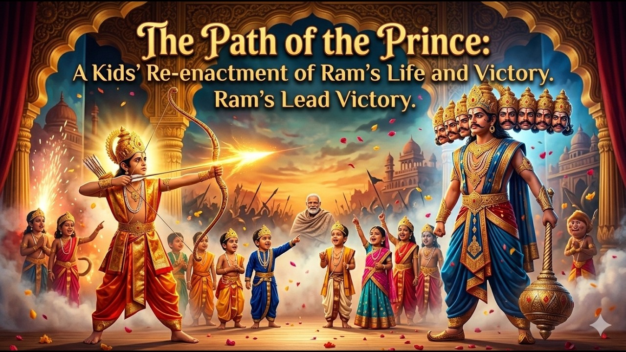 The Path of the Prince: A Kids' Re-enactment of Ram's Birth-Teen-Adult Life and Victory over Ravan!