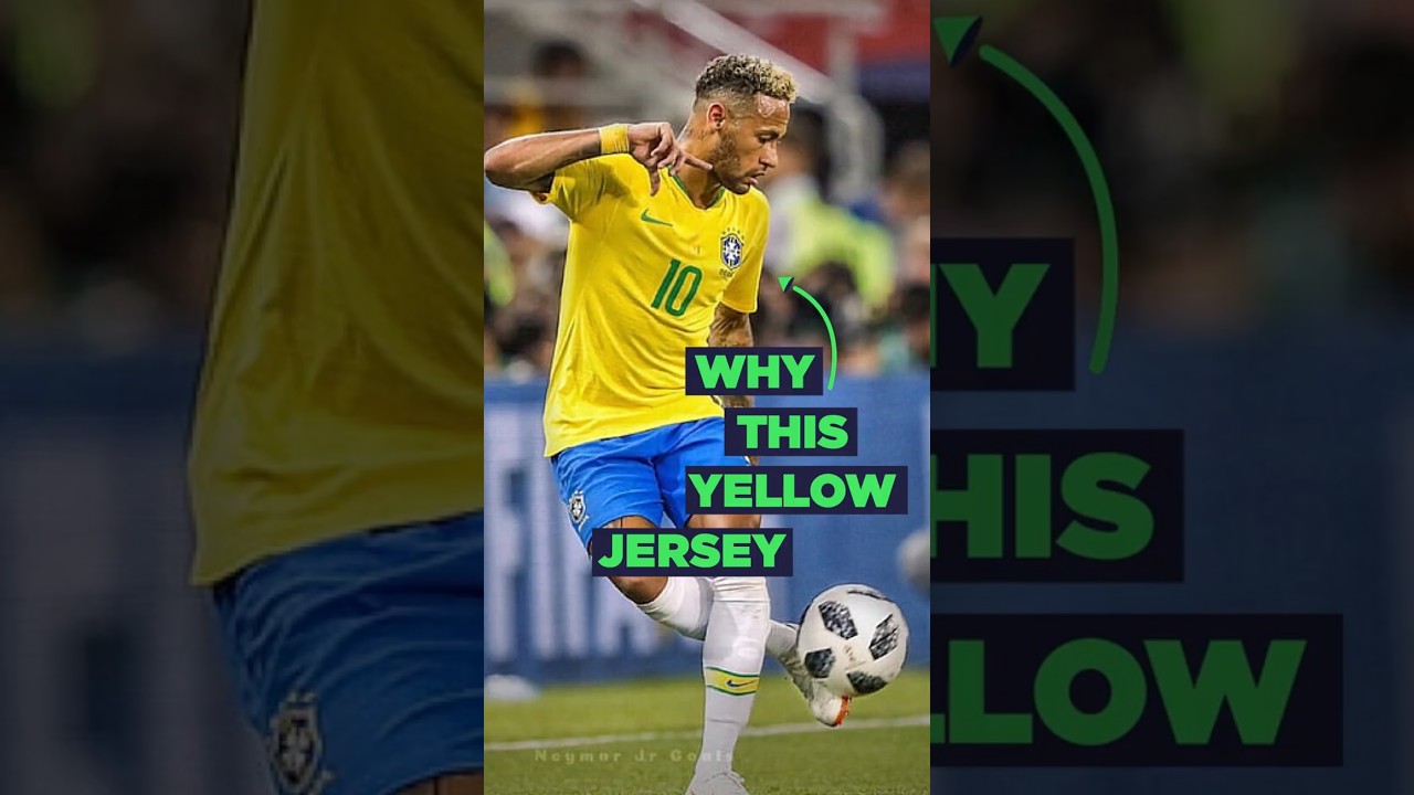 The Shocking Story Behind Brazil's Yellow Jersey ⚽ #shorts #brazilianfootball #brazil