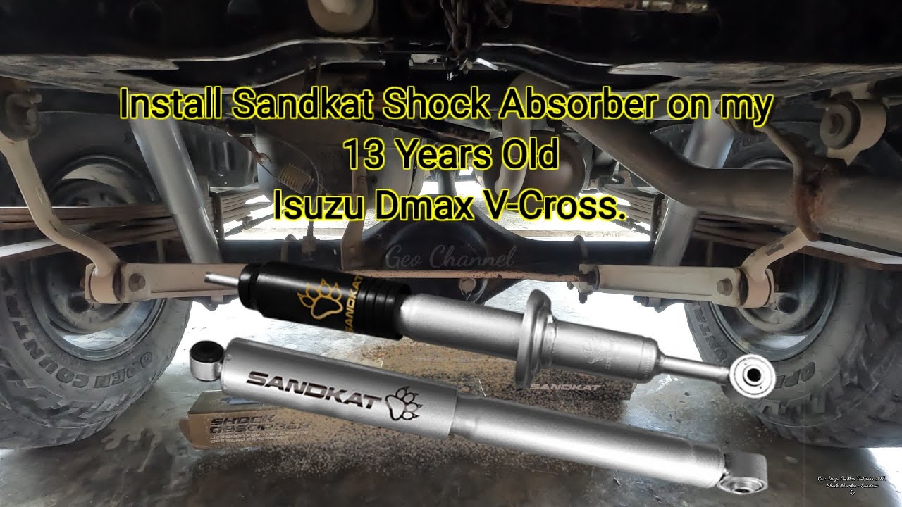 Sandkat Shock Absorber on Dmax Vcross 2013 - I'm happy with its performance on & off road.