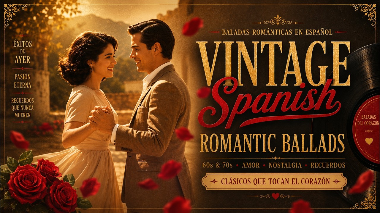 Classic Spanish Romantic Ballads Inspired by 60s–70s Spanish Cinema