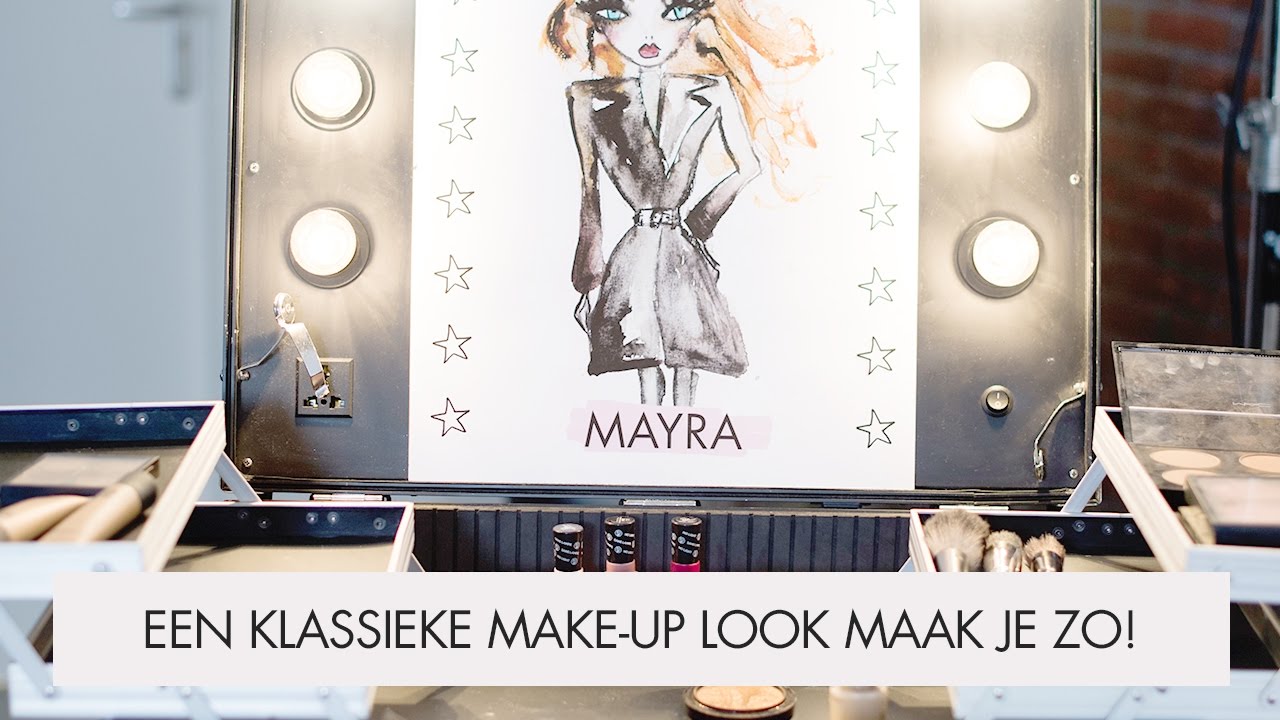 Een klassieke make-up look maak je zo! | Fashionchick make-over | Xelly Cabau van Kasbergen