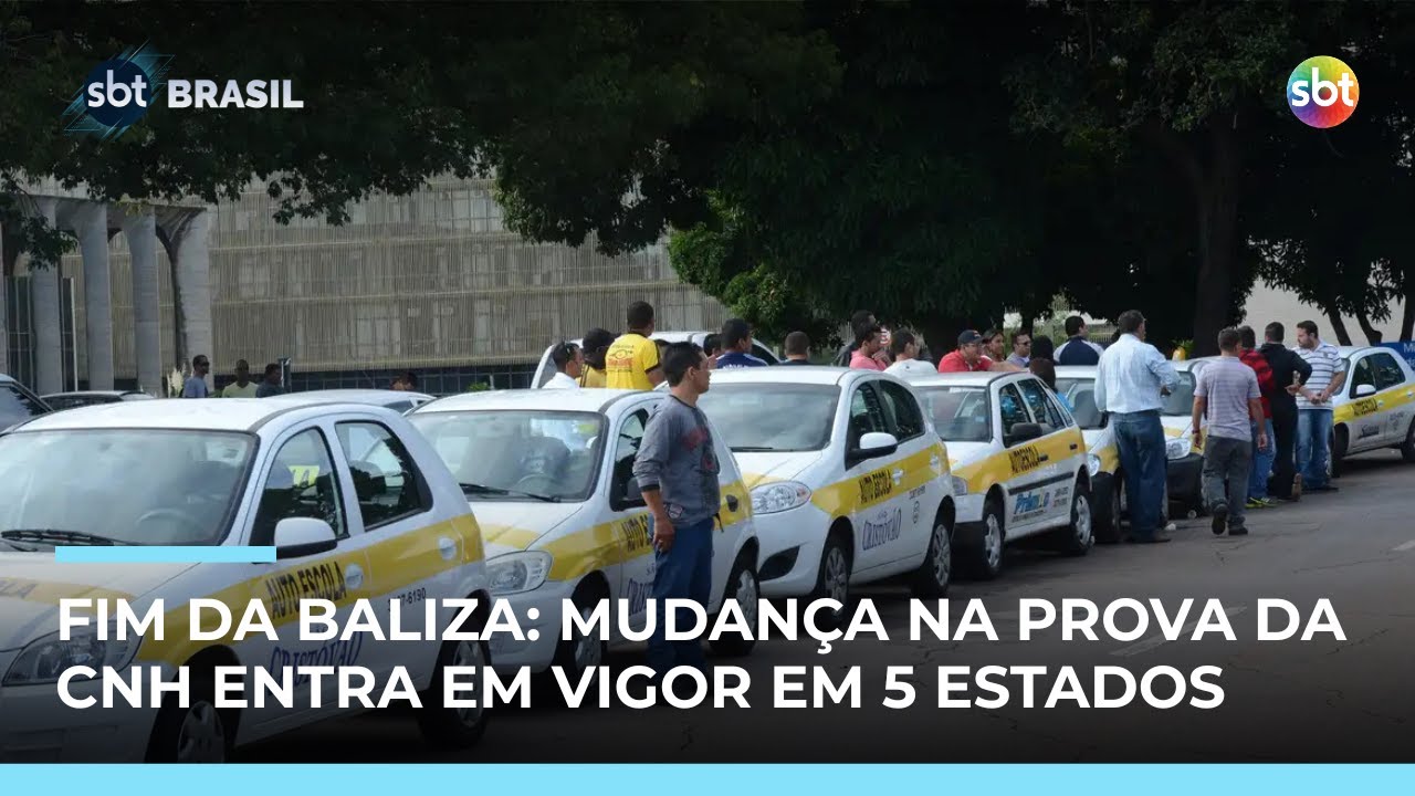 Mudança no exame da CNH elimina teste de baliza em 5 estados; entenda | #SBTBrasil