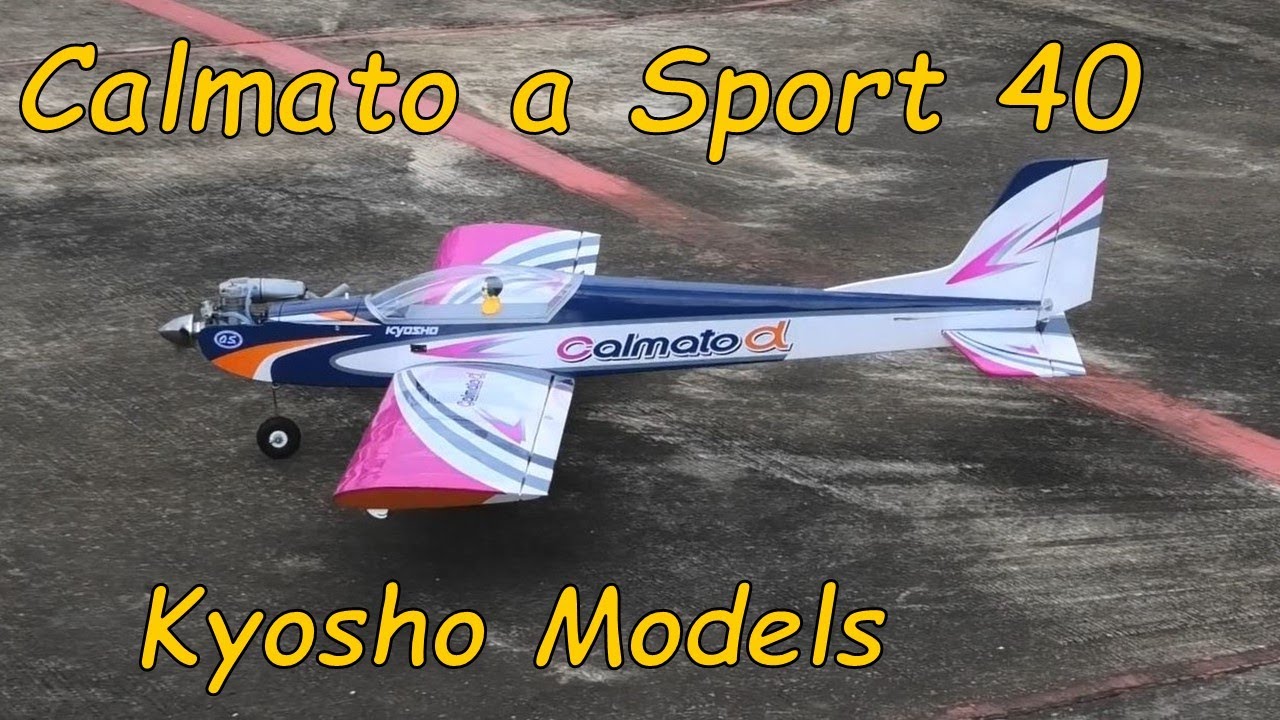 Calamato alpha Sport 40 - Radio Control Aeroplane by Kyosho, Japan Models, Vietnam - Views & Flight
