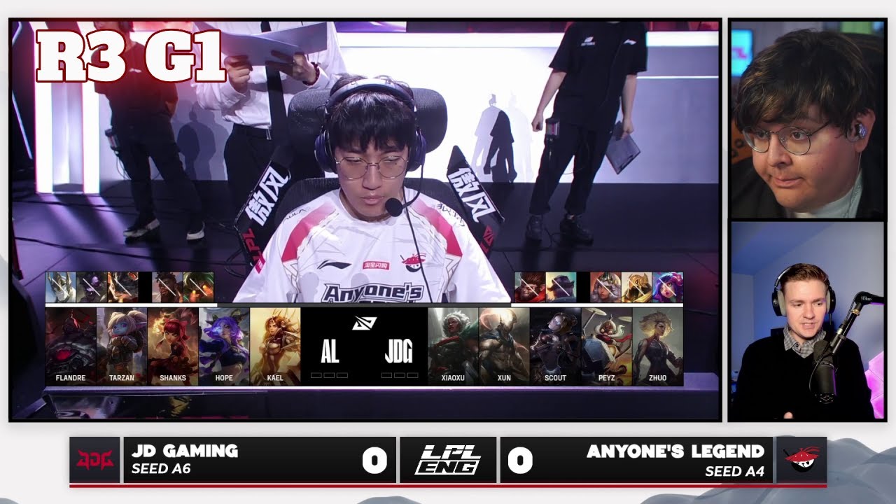 AL vs JDG - Game 1 | Round 3 S15 LPL Summer Playoffs 2025 | JD Gaming vs Anyone's Legend G1 full