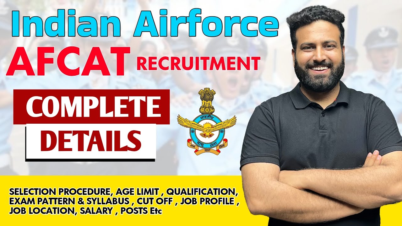 AFCAT Syllabus and Exam Pattern 2023 For AFCAT 1 2023 | Marking Scheme | Learn With Sumit