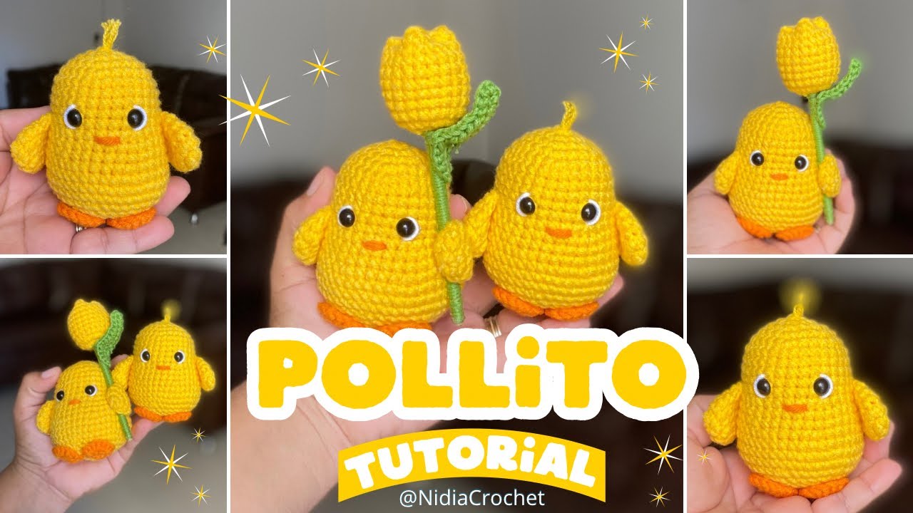 Pollito a Crochet, fácil y rápido - Tutorial 