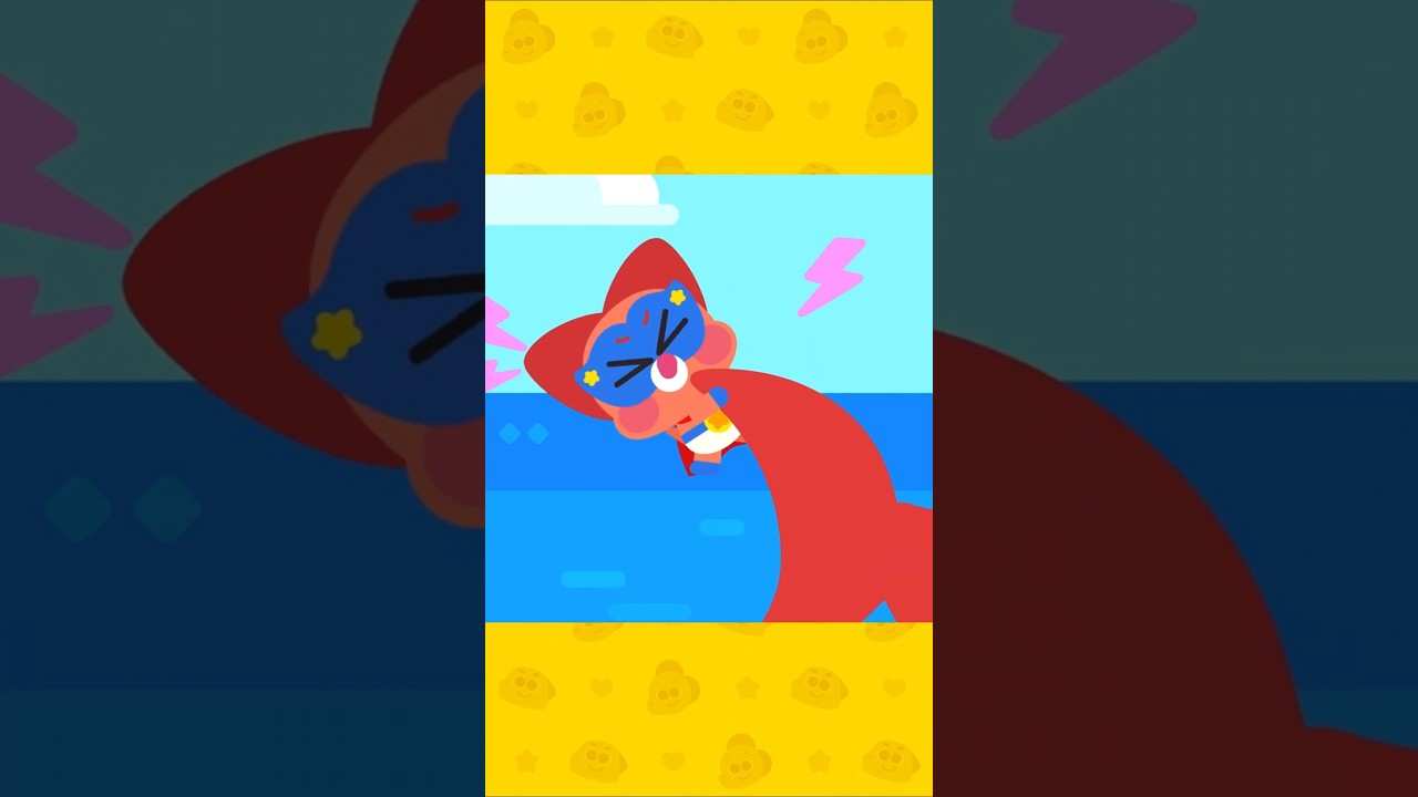 👶Baby Superhero vs Shark Monster! #shorts