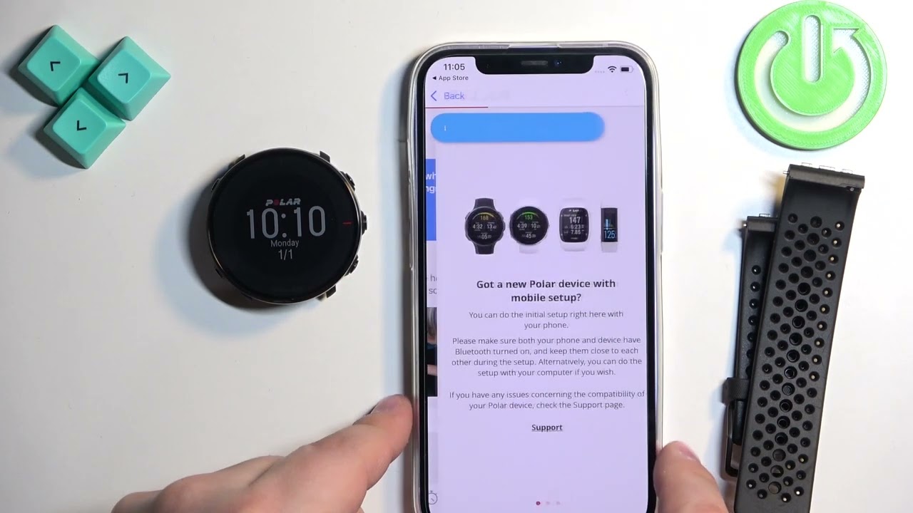 How to Pair POLAR Vantage M with iPhone