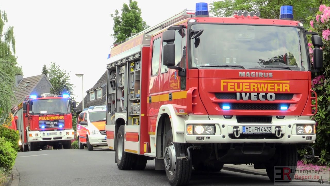 [GROSSEINSATZ | HAUS AUSGEBRANNT] - Vollalarm Feuerwehr Mettmann -